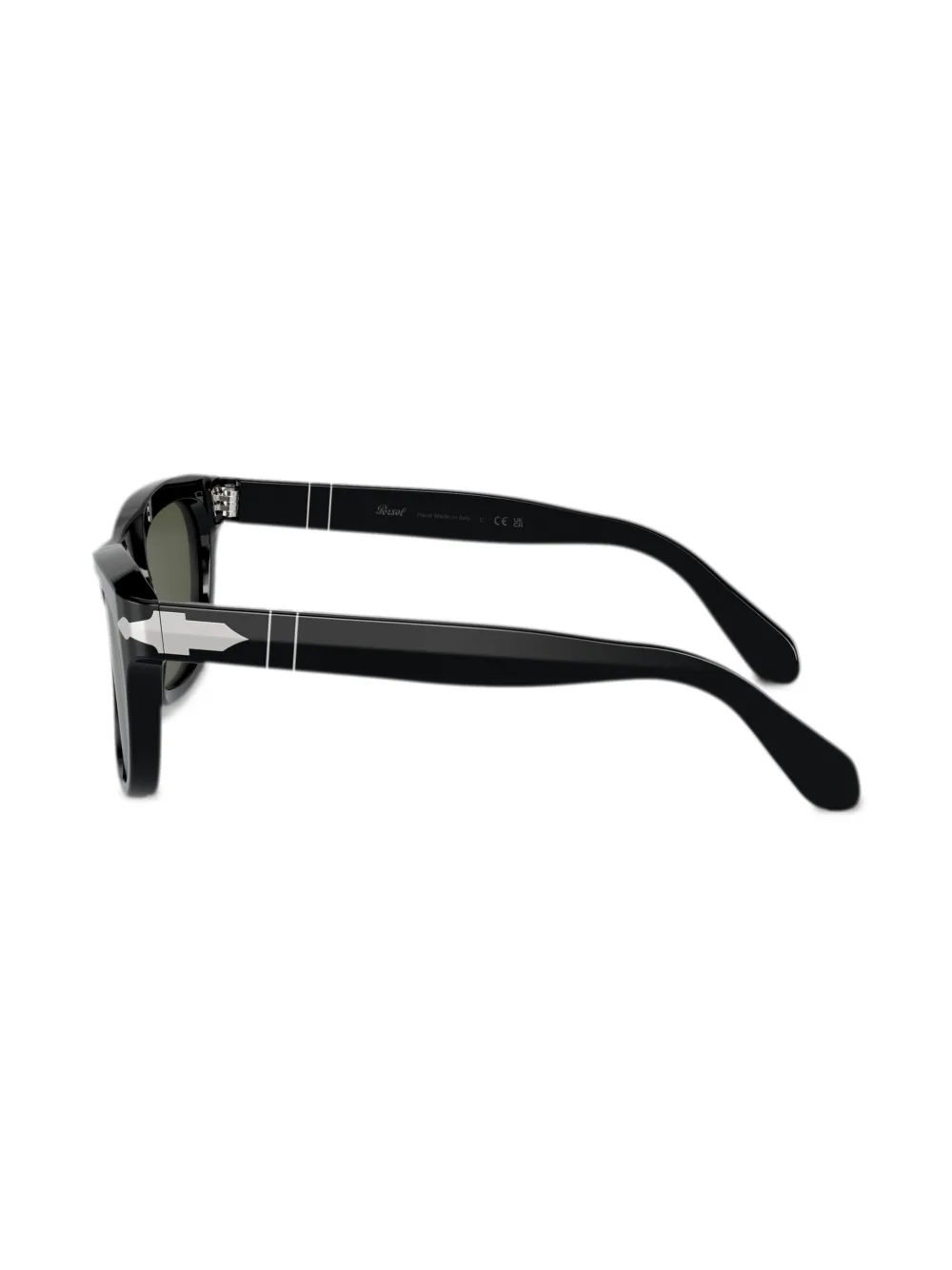 Persol Zonnebril met vierkant montuur Zwart