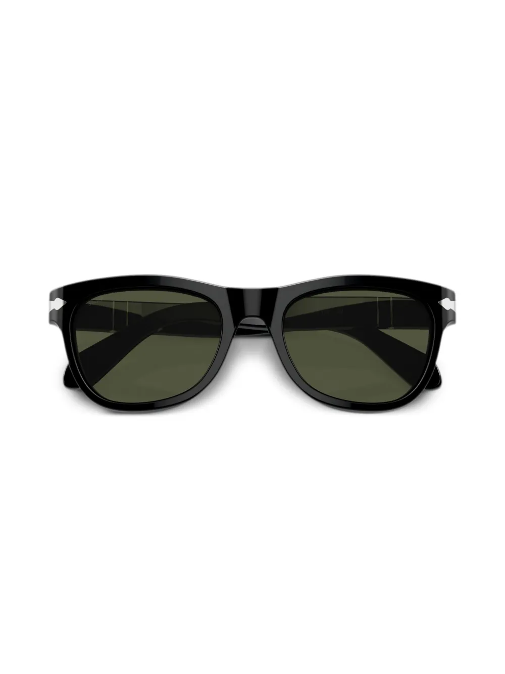 Persol Zonnebril met vierkant montuur Zwart