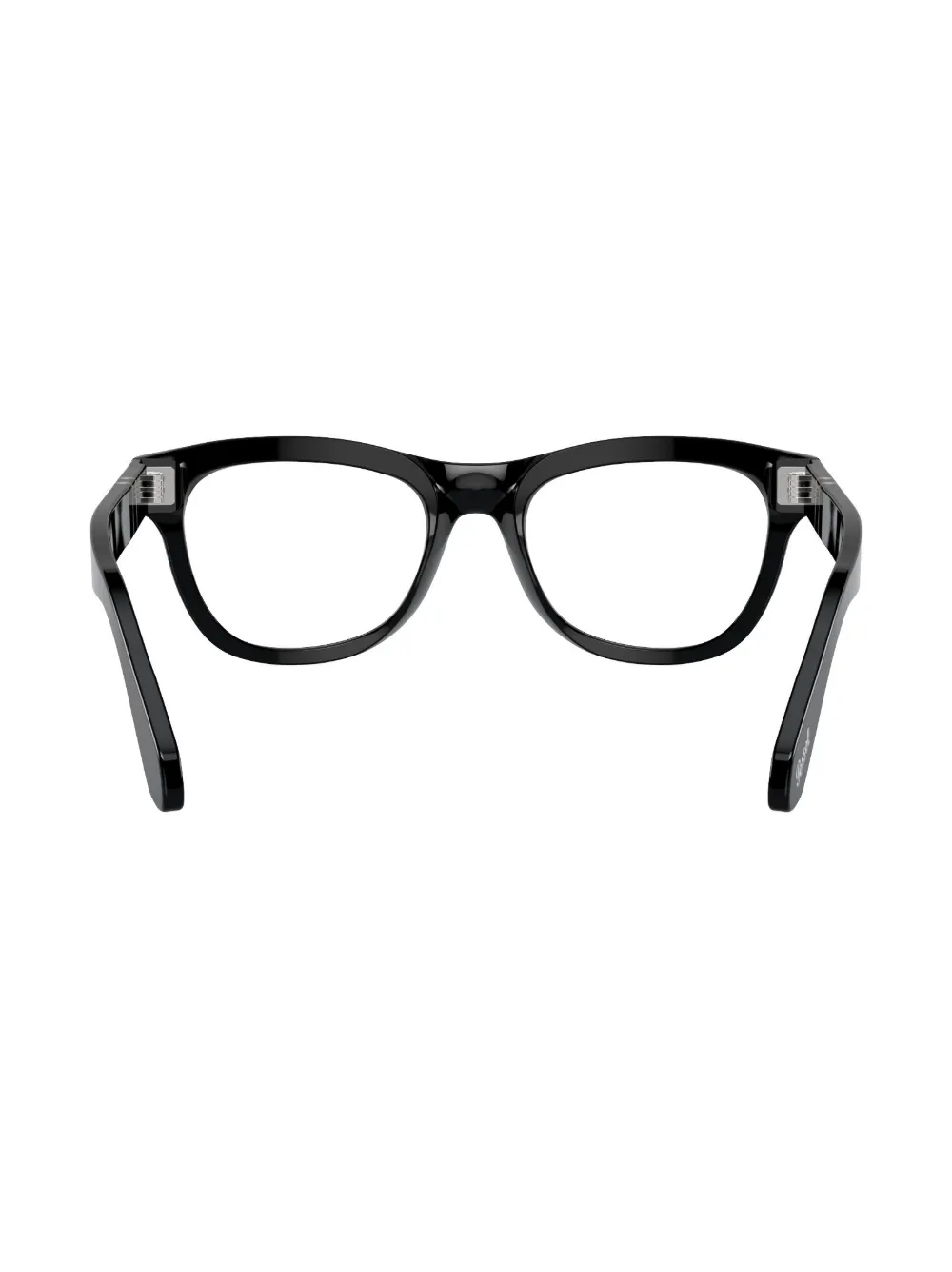 Persol Bril met rond montuur Zwart