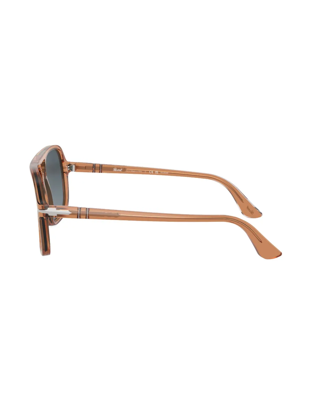 Persol Zonnebril met oversized piloten montuur Bruin