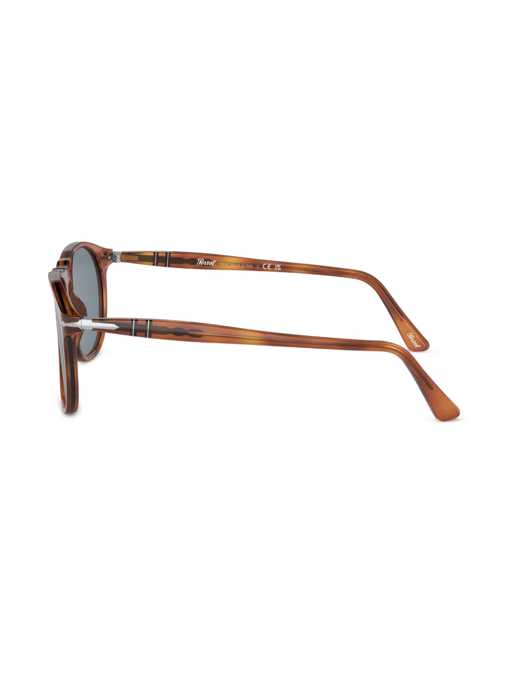 Persol Zonnebril met rond montuur Bruin