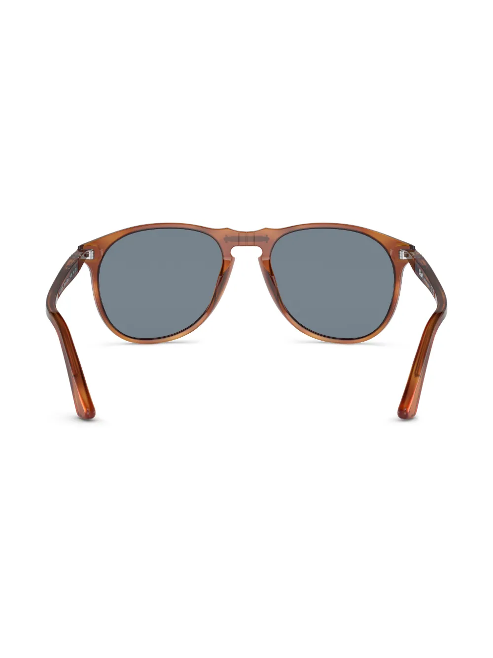 Persol Zonnebril met rond montuur Bruin