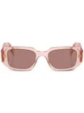 Prada Eyewear Prada PR 17WS oval frame sunglasses - Pink