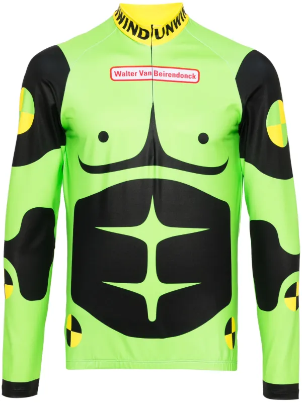 Walter Van Beirendonck Dummy サイクリングトップ | グリーン