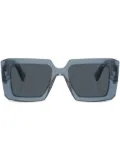 Prada Eyewear Prada PR 23YSF oversize frame sunglasses - Grey