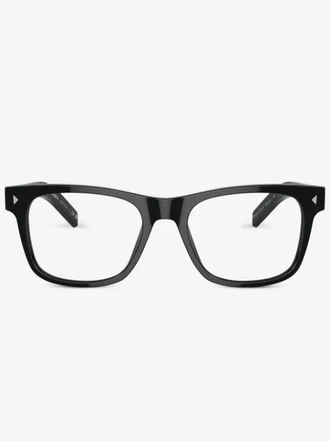 Prada Eyewear rivet-detail square-frame glasses 