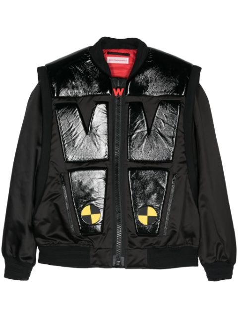 Walter Van Beirendonck Crash padded bomber jacket