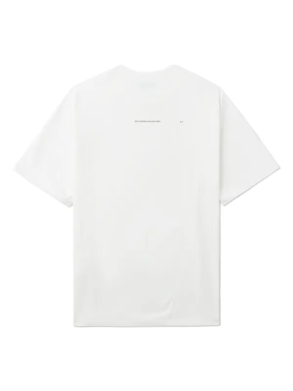 Post Archive Faction Basic round-neck T-shirt | White | FARFETCH