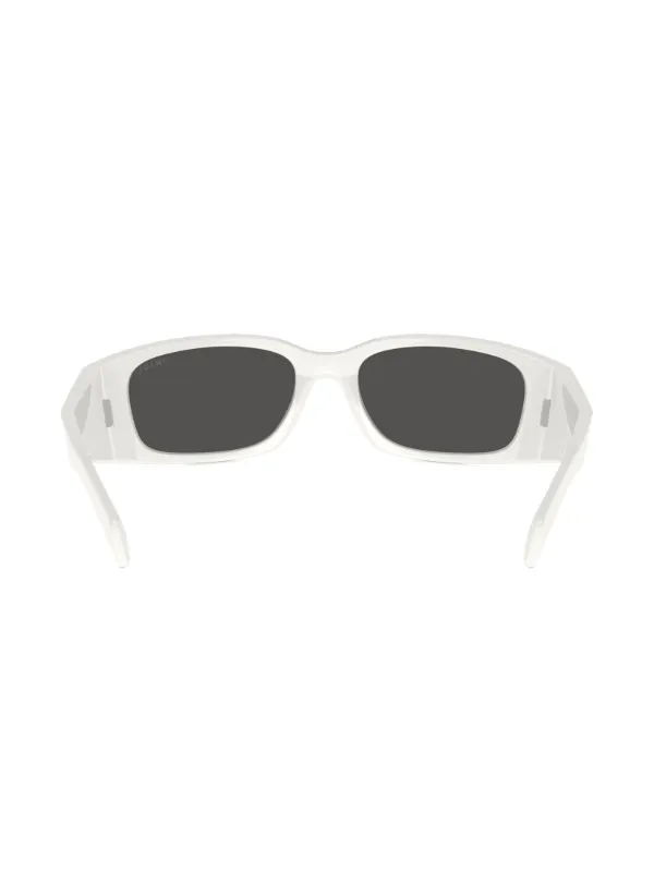 Prada Eyewear Prada PR A14S オーバルフレーム サングラス | ホワイト