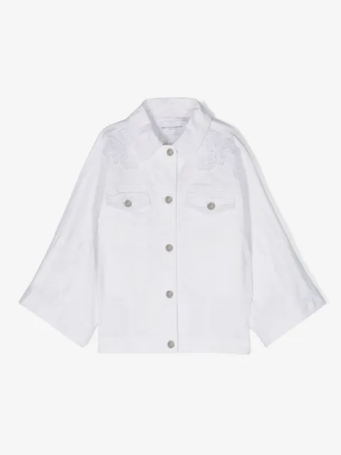 Ermanno Scervino Junior Hemdjacke mit Spitze