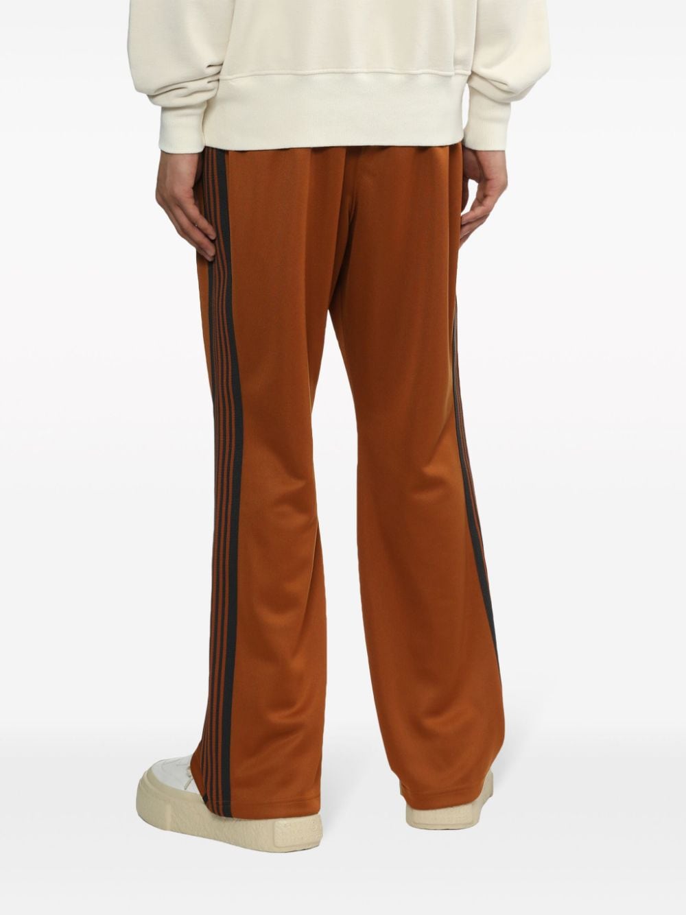 Shop Needles Logo-embroidered Track Pants In Orange