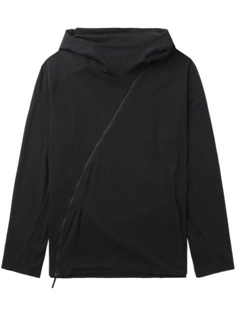 Post Archive Faction off-centre hooded jacket