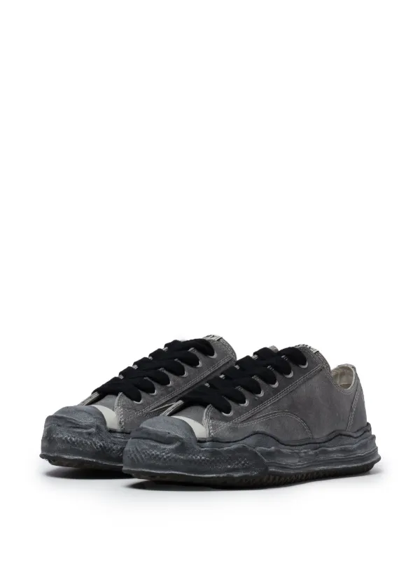 スニーカー MAISON MIHARA YASUHIRO 'Hank High' sneakers Black Maison Mihara Yasuhiro High Top Lace Up Sneaker in Black