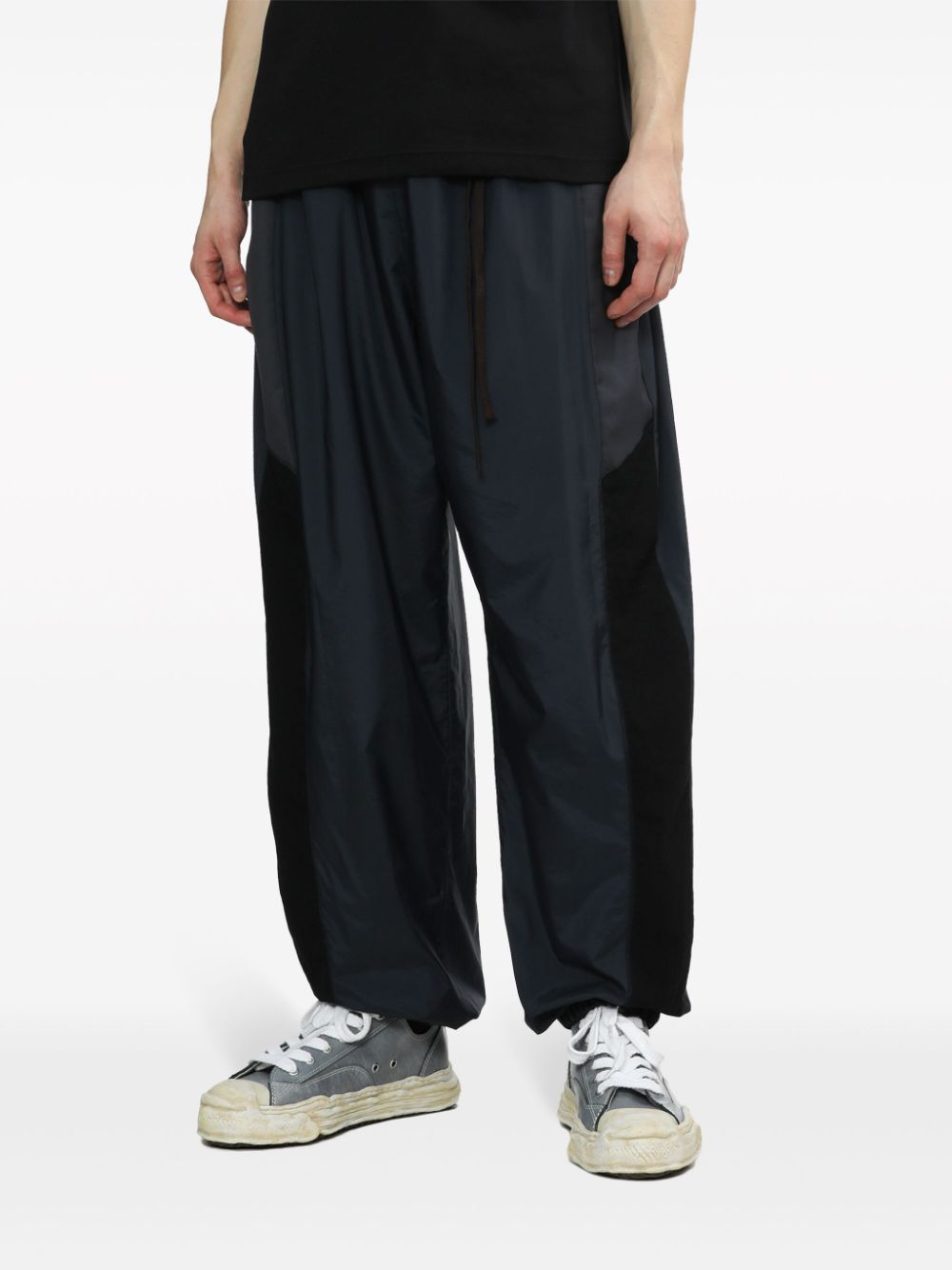 Shop Magliano Panelled Track Pants In Black