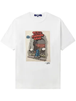 Junya Watanabe MAN Paris Fashion Week グラフィック Tシャツ