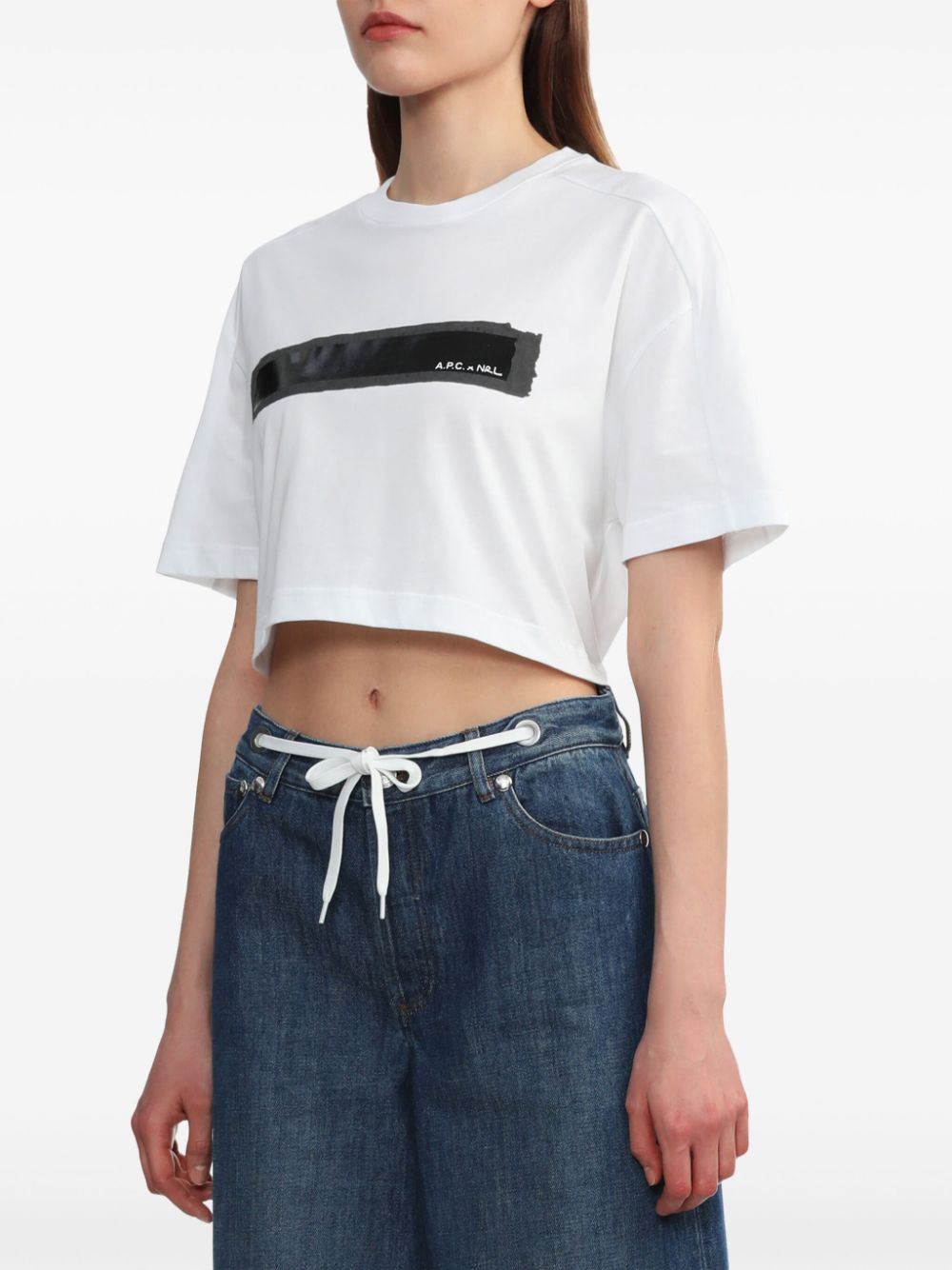 A.P.C. x Natacha Ramsay-Levi cropped top Wit
