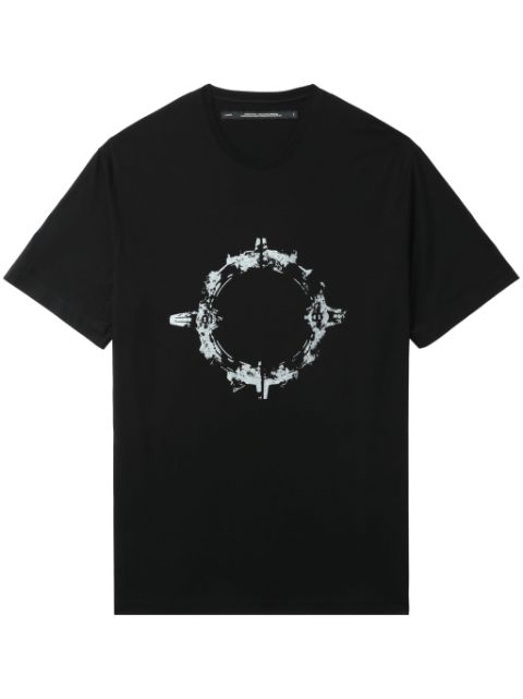 Julius abstract-print crew-neck T-shirt