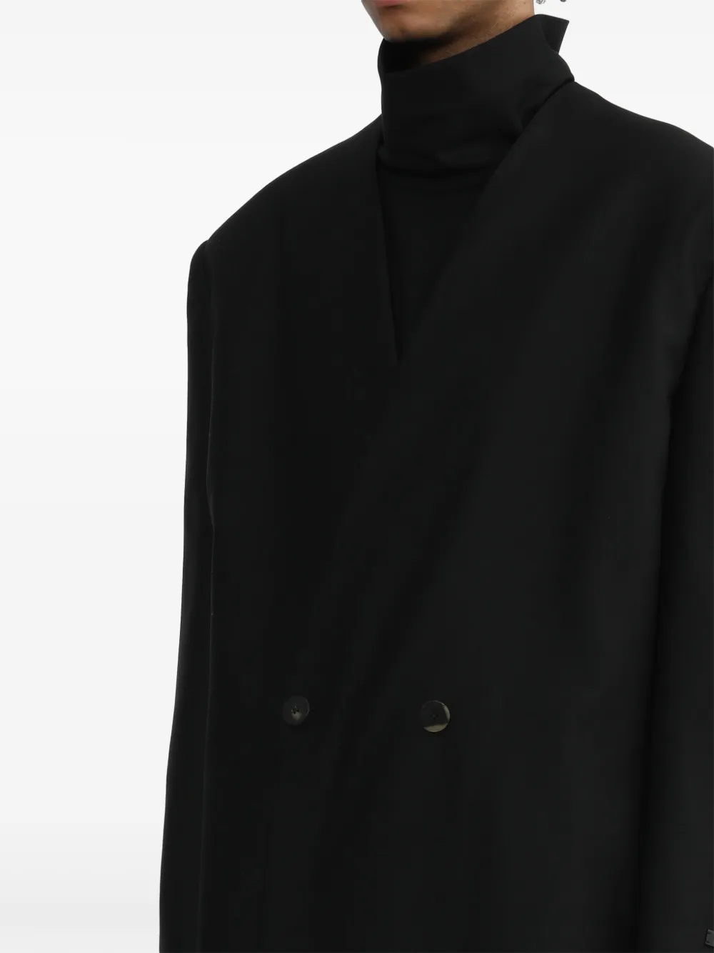 Fear Of God Blazer met dubbele rij knopen Zwart