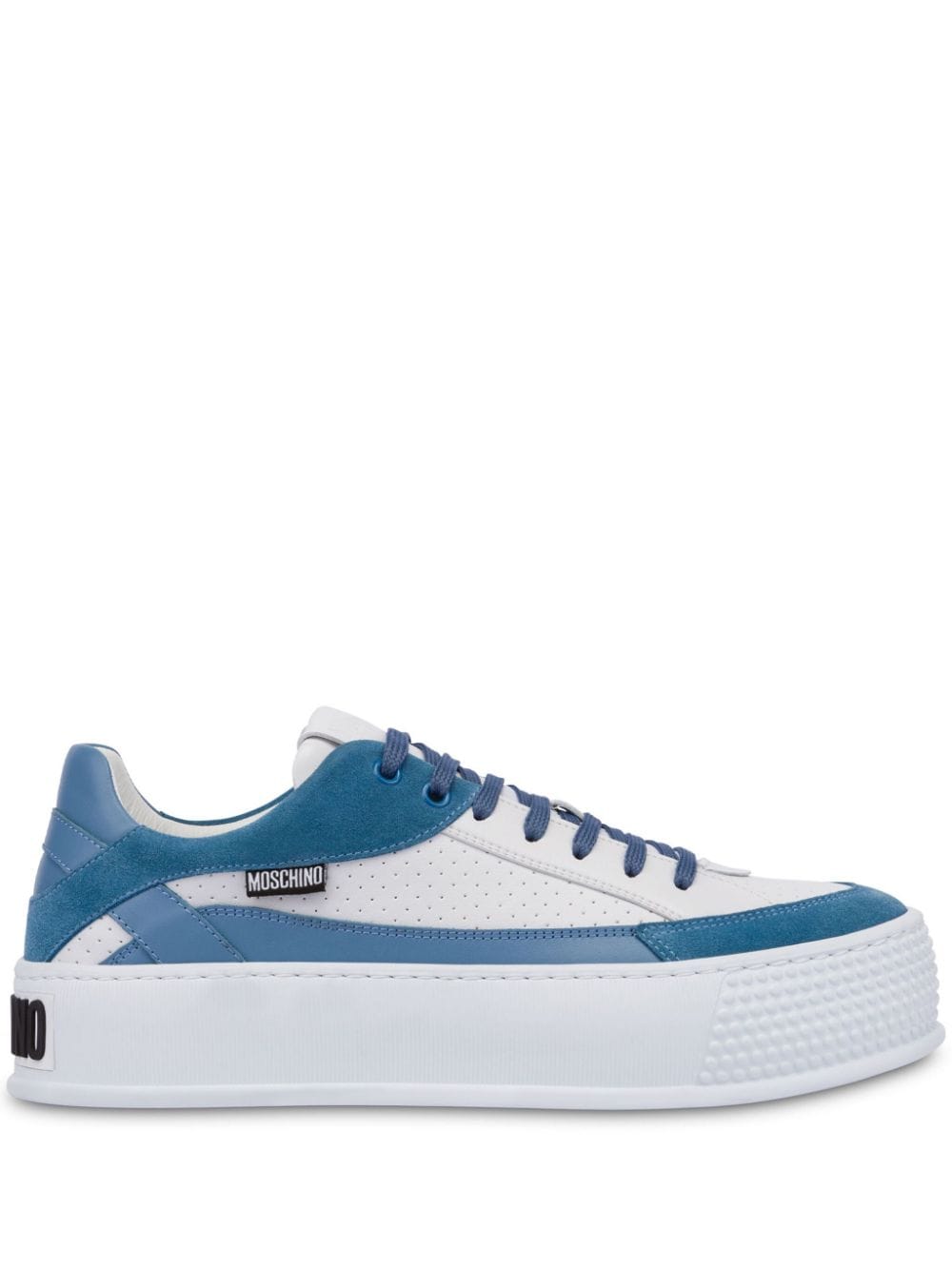 Moschino Sneakers met plateauzool Wit
