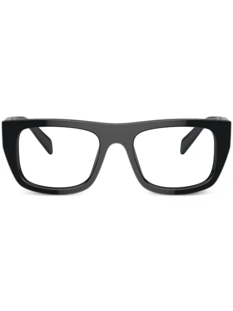 Prada Eyewear matte rectangle-frame glasses