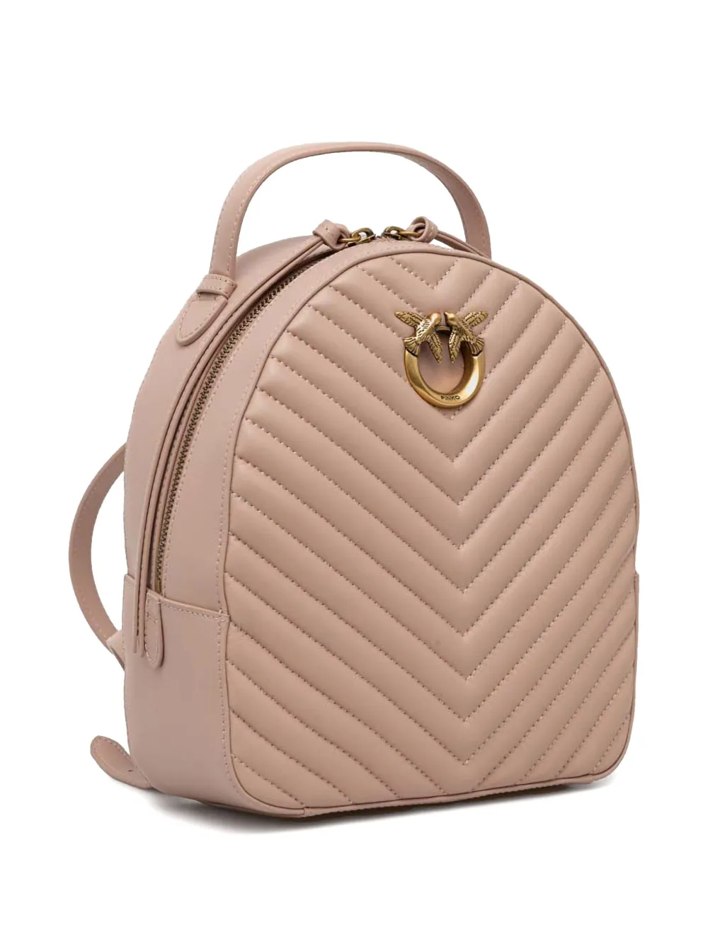 PINKO leather backpack - Beige