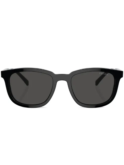 Lunettes de soleil carrées à logo gravé - Prada Eyewear - Modalova