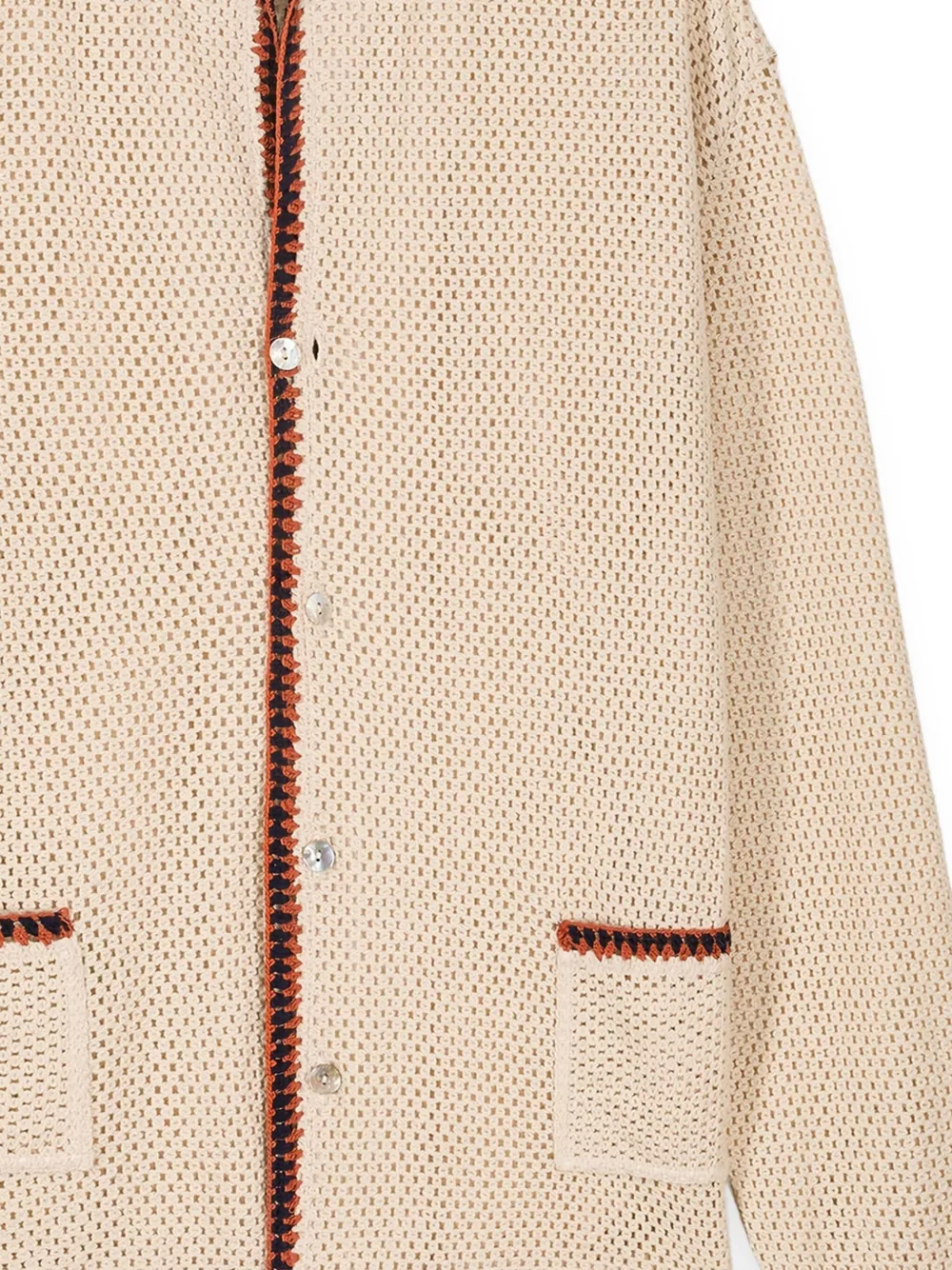 Baziszt side-pockets contrasting-trim cardigan | Cardigans | Image 2