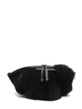 Côte&Ciel Orne pleated messenger bag - Black