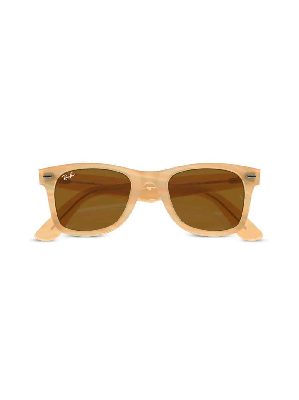 Ray-Ban Original Wayfarer zonnebril met vierkant montuur Beige