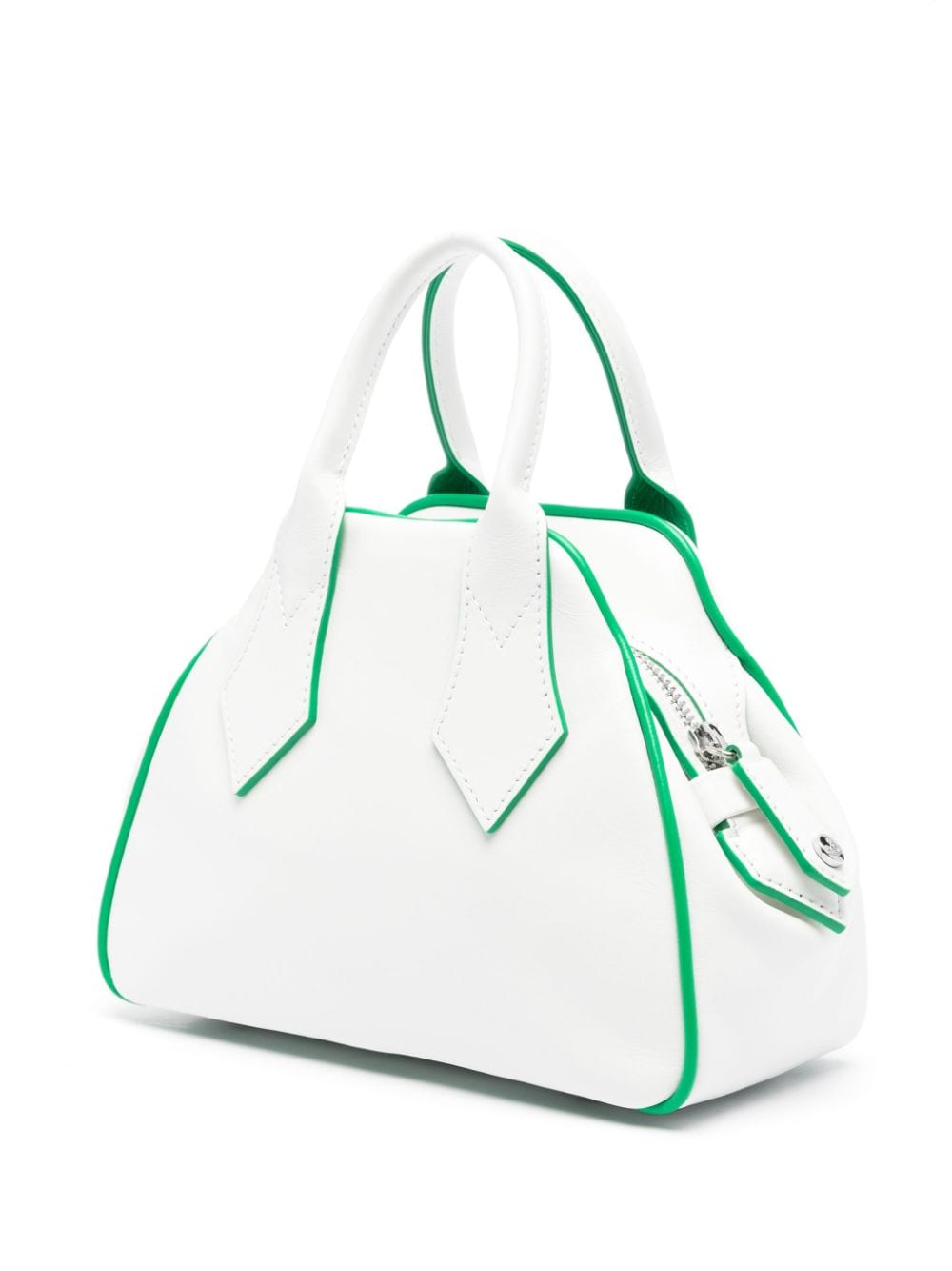 Shop Vivienne Westwood Small Yasmine Tote Bag In White