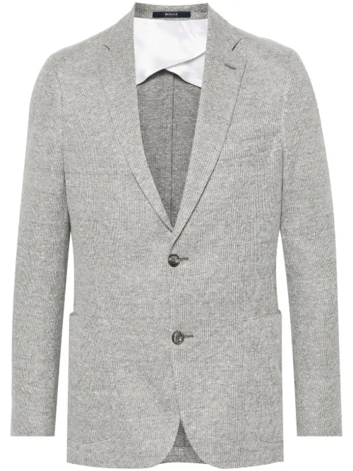 Blazer à simple boutonnage - Boggi Milano - Modalova