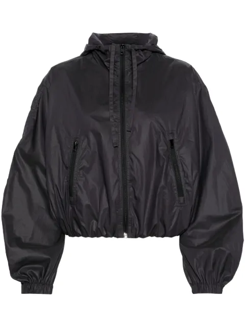 LEMAIRE gathered hooded bomber jacket