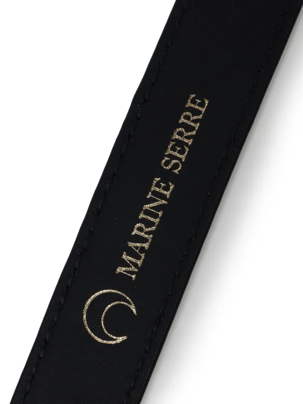 小物 Marine Serre Belt Vegetable Leather Moon Belt • Marine Serre