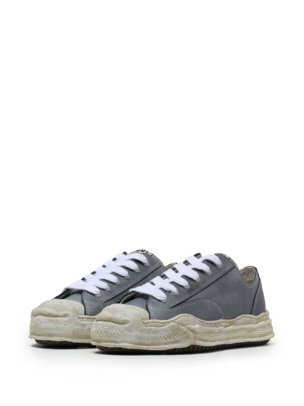 Maison MIHARA YASUHIRO Hank Vintage lace-up Sneakers | Grey