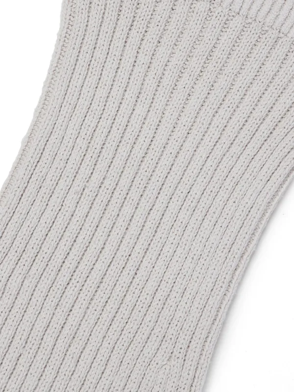 OUR LEGACY Polainas De Algodón Acanaladas Gris FARFETCH EC