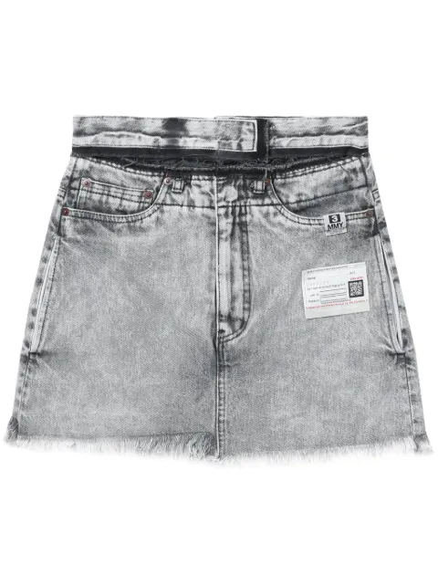 Maison MIHARA YASUHIRO high-rise denim mini skort