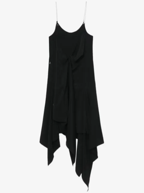 Kiko Kostadinov vestido corto con diseño asimétrico