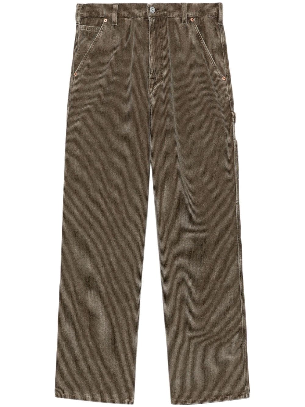 Our Legacy Joiner Wide-leg Trousers In Brown