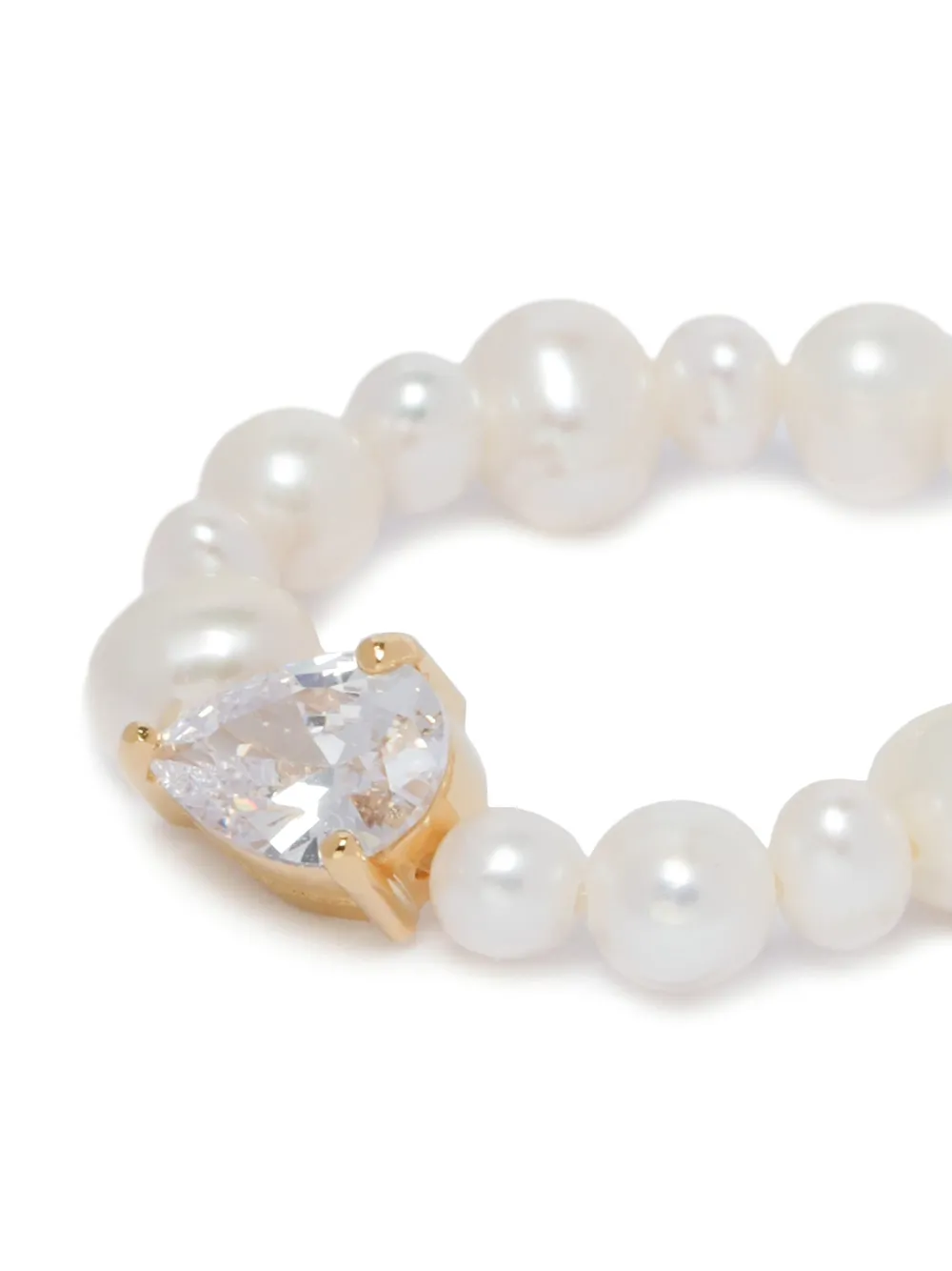 Completedworks The Exposure Of Time Pearl Ring Set In 金色