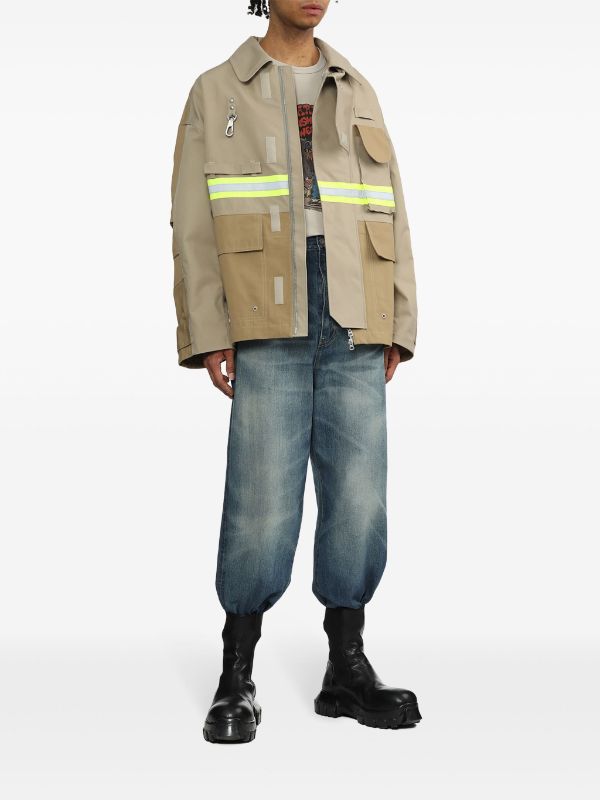 Junya Watanabe MAN faded-effect Selvedge Jeans - Farfetch