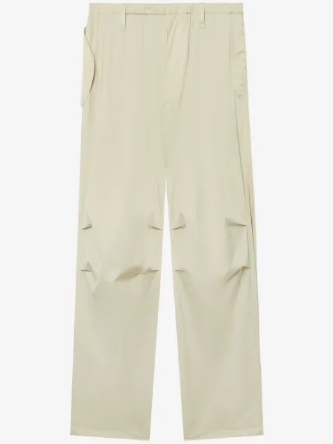 Auralee straight-leg satin trousers