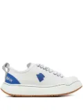 Ader Error paneled canvas sneakers - White