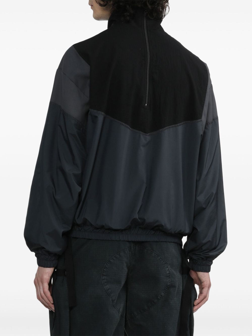Shop Magliano Panelled Zip-up Jacket In Black