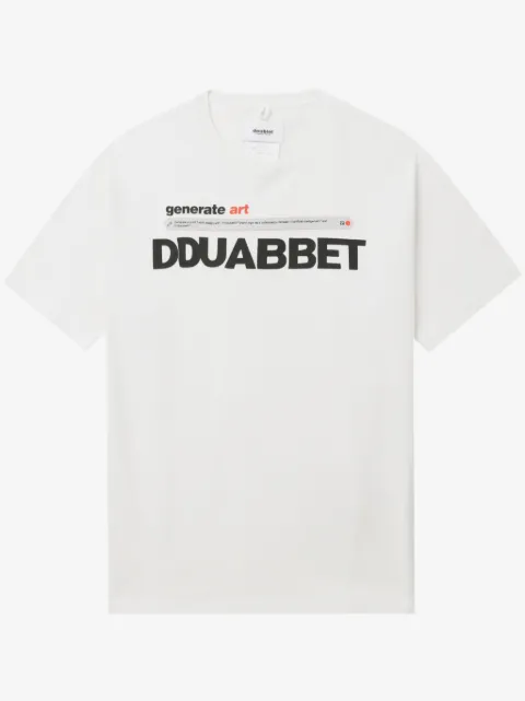 Doublet text-print cotton T-shirt