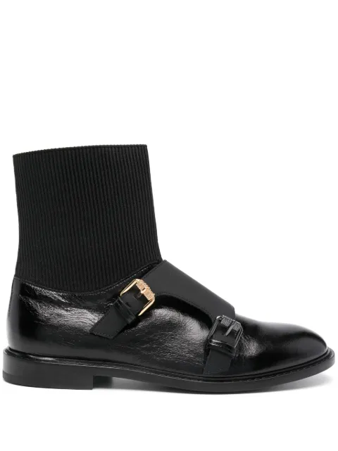 Moschino buckle-detail ankle boots