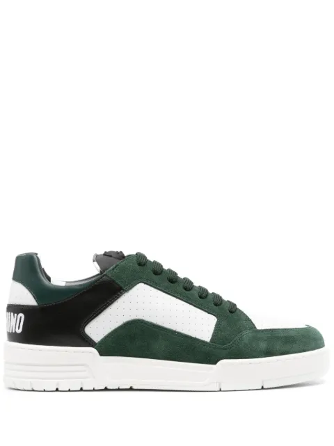 Moschino embossed-logo low-top sneakers 