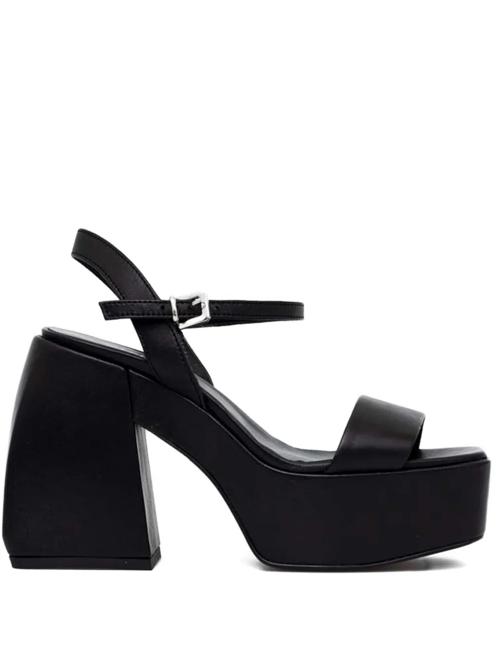 Pinko 120mm Platform Heeled Sandals In Black