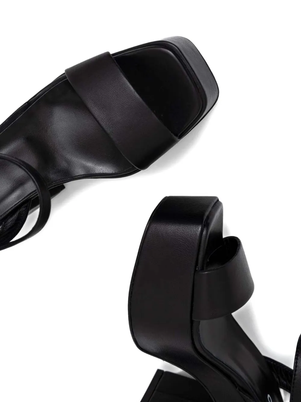 Pinko 120mm Platform Heeled Sandals In Black
