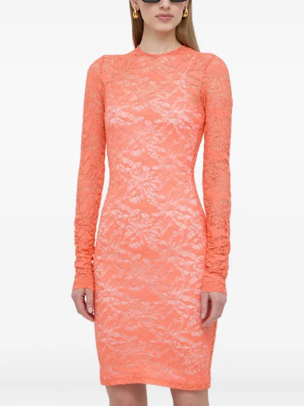 open lace back dress Pinko