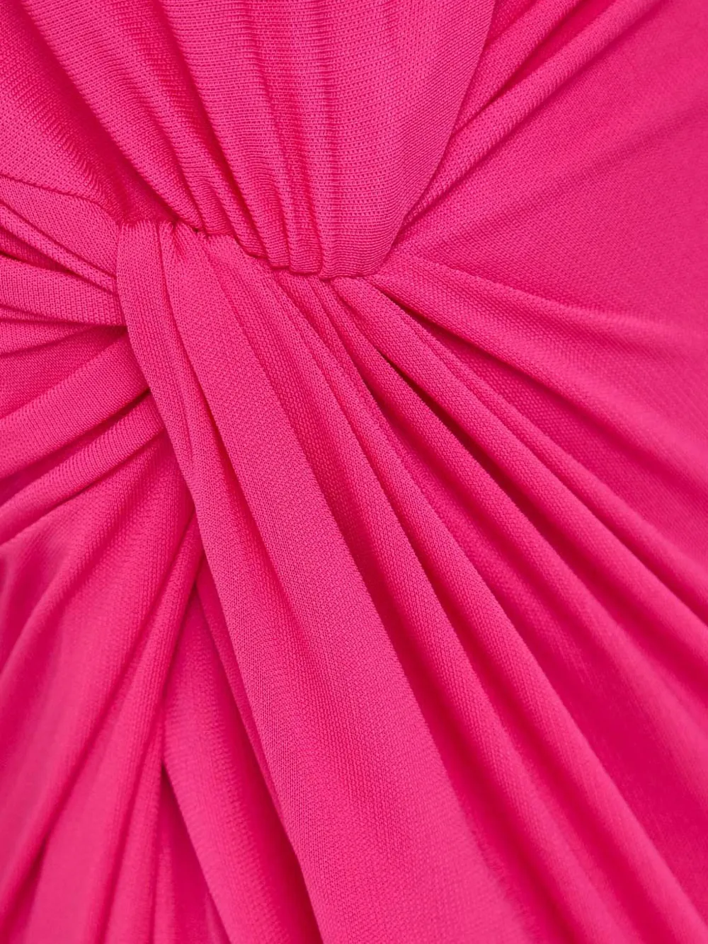 PINKO Geknoopte asymmetrische maxi-jurk Roze